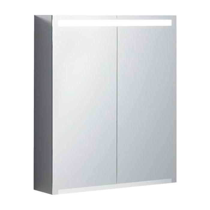 Geberit Option Spiegelschrank 500582001 600x700x150mm, mit Beleuchtung, zwei Türen