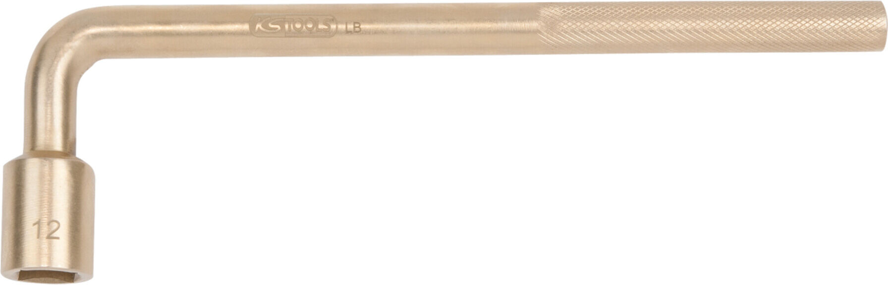 KS Tools BRONZEplus Winkelschraubendreher 10mm für Vierkantschrauben (963.1592)