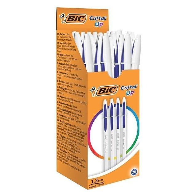 Bic Kugelschreiber Cristal Up, Strichfarbe: blau, 20 Stck (20x) (949879)