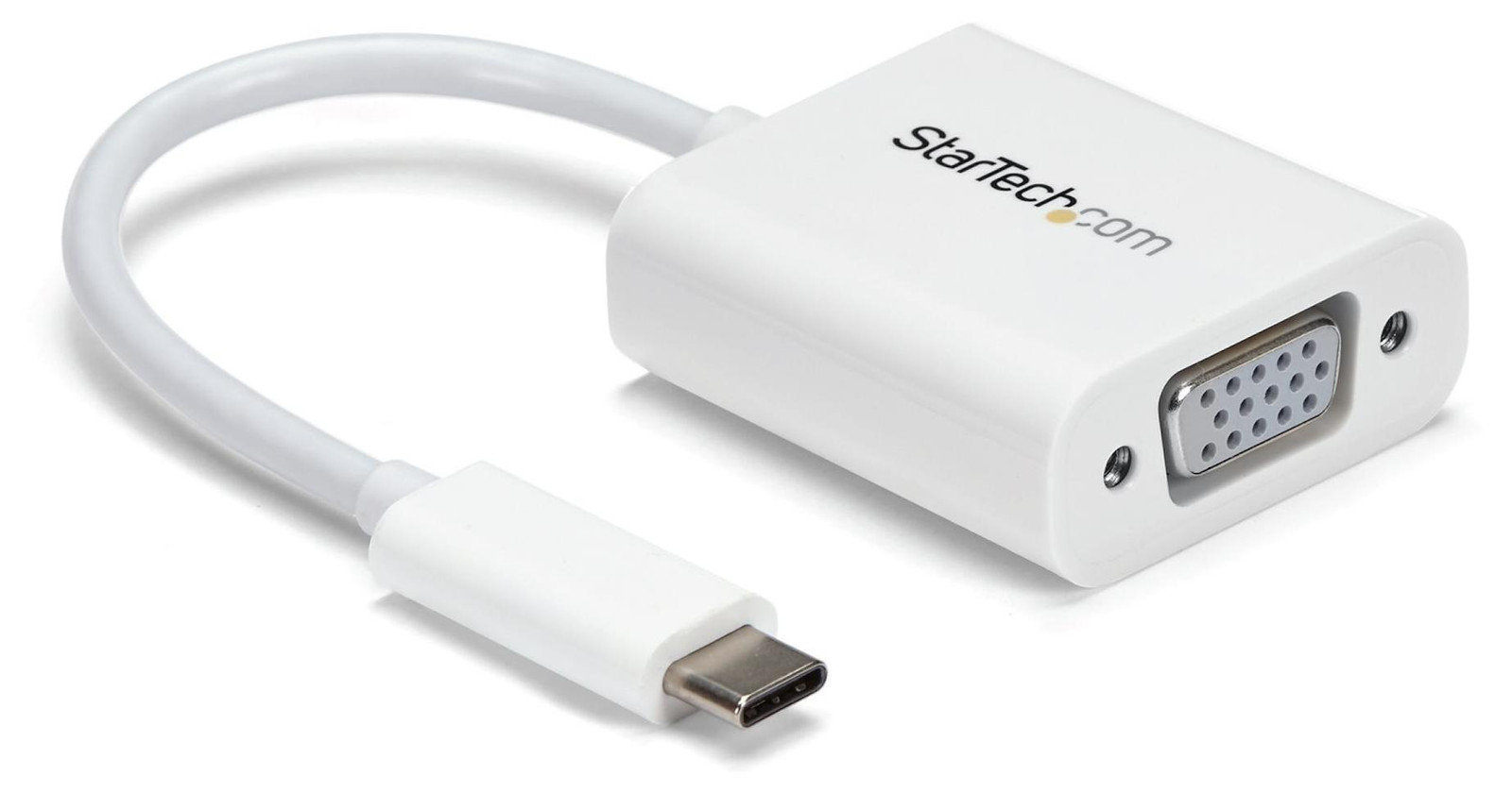 StarTech.com USB-C naar VGA adapter - USB Type-C naar VGA video converter - Wit