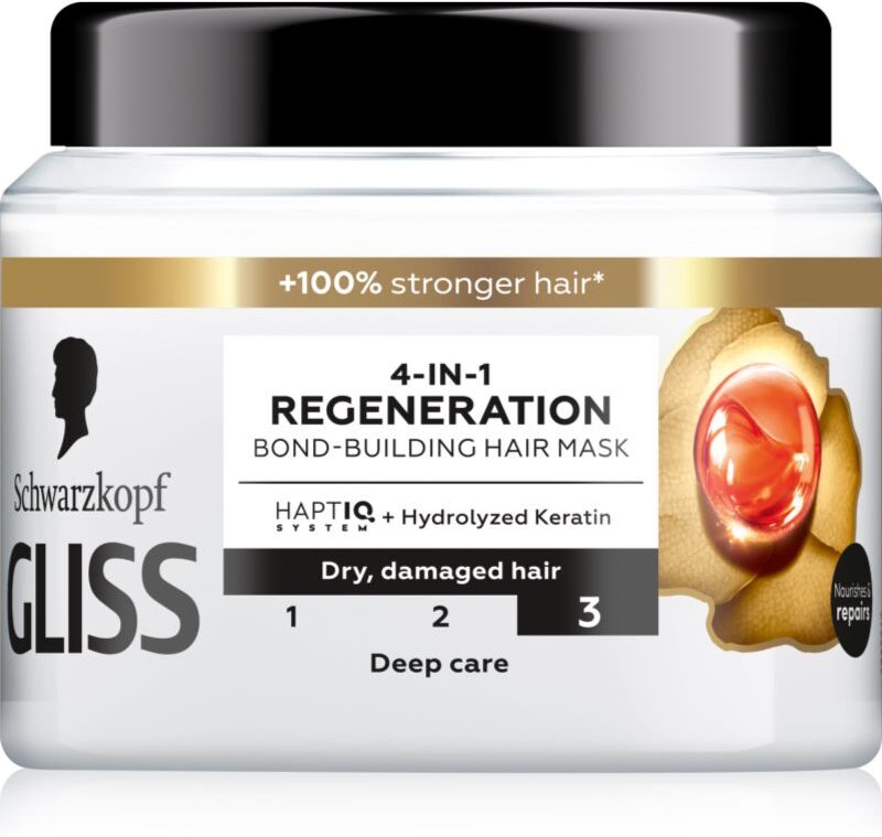 Schwarzkopf Gliss Total Repair masque régénérant pour cheveux secs et abîmés 400 ml