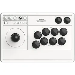 8BitDo Arcade Stick Xbox (lizensiert) PC, 2.4G, USB, programmierbar, 17 Tasten, 1000 mAh, Weiß