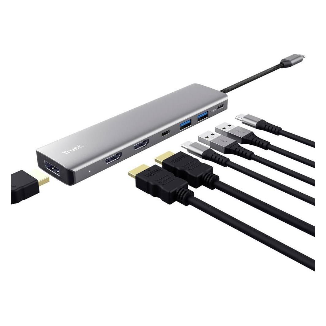 Trust Dalyx 7-in-1 Multiport Adapter (USB-C, 7 Ports) (25661)