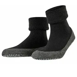 Falke Cosyshoe Adult Schwarz Wolle Gr 45/46 Herren