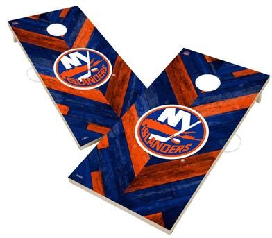 Skip's Garage New York Islanders NHL Cornhole Board Set