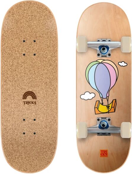Skateboard Komplettboard Tricks Balloon Soft Top (7.87" - Braun)