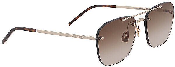 SAINT LAURENT Sonnenbrille SL309 RIMLESS gold EG