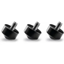 Gitzo Gummifüsse 33mm GSF33 (3-er Set) (Stativfuss), Stativ Zubehör, Schwarz