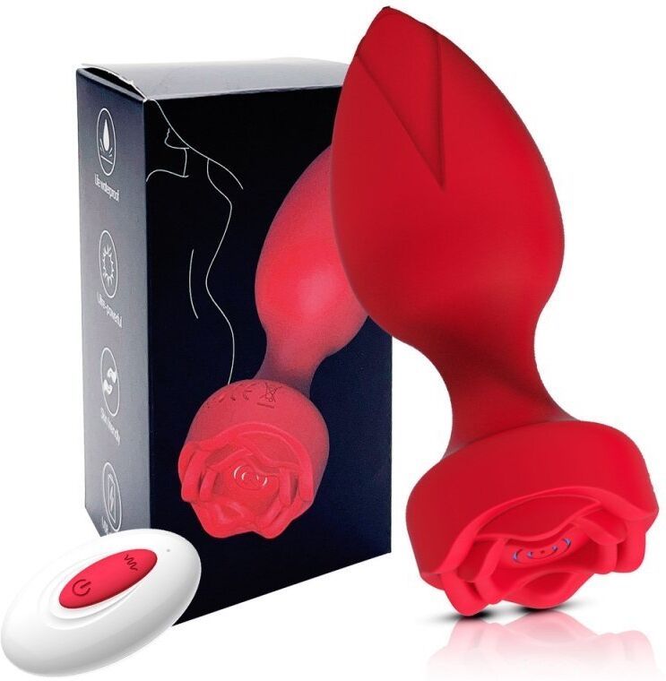 MyPlayToys Plug vibrant Rosy Bello 8 x 3.5cm Rose