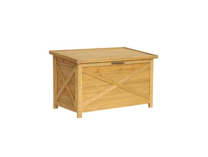 sweeek - Coffre de jardin bois de sapin 100L ALYSSE