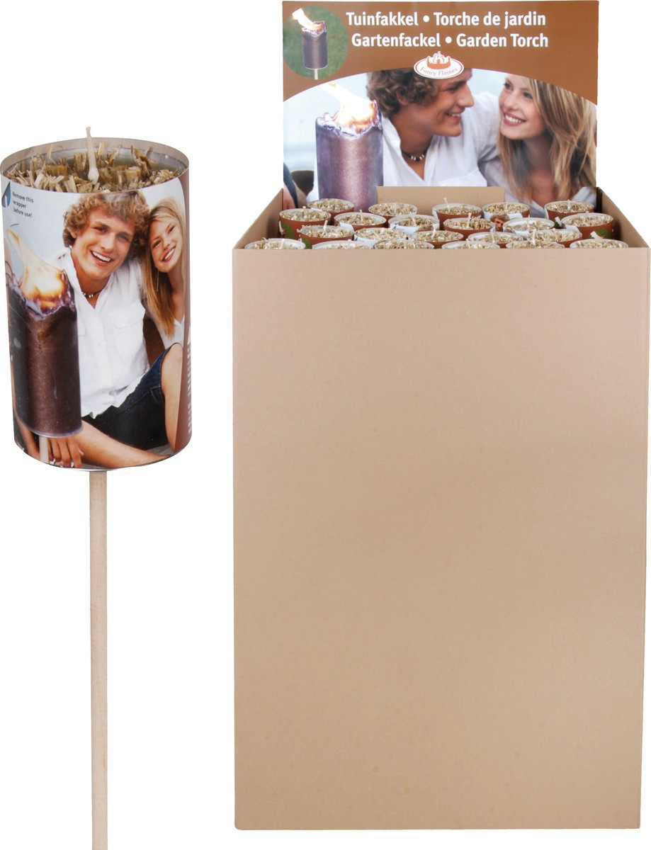 Esschert Design Strofakkel Fancy Flames dia. 8 x 82 cm