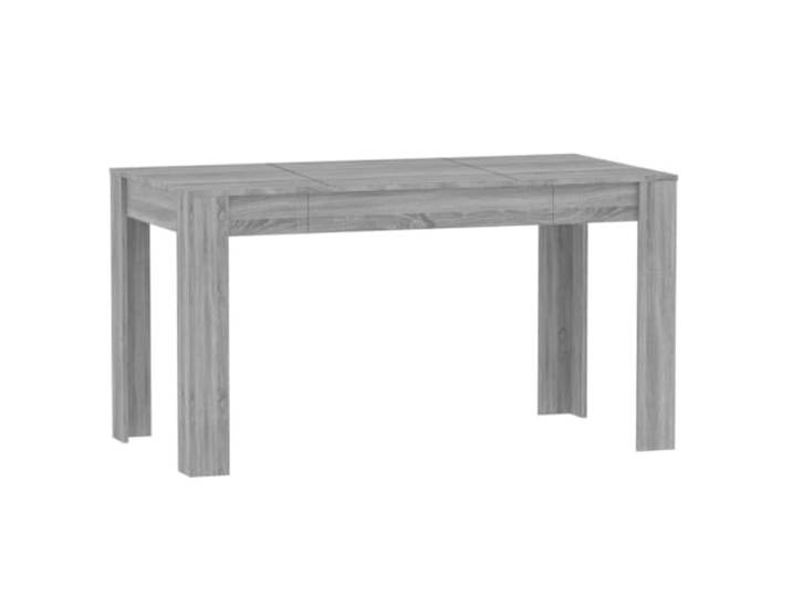 GHVBNMF Esstisch Grau Sonoma 140x74,5x76 cm Holzwerkstoff Esszimmer Schlanker Küchentisch in Grau Sonoma für Esszimmer und Küche. Stabile Konstruktion mit pflegeleichter Oberfläche.