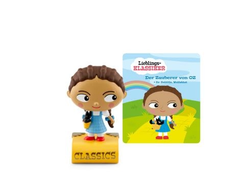 tonies 11000736 Lieblings-Klassiker - Der Zauberer von Oz + Dr. Dolittle, Wolfsblut 60 min (Mehrfarbig)
