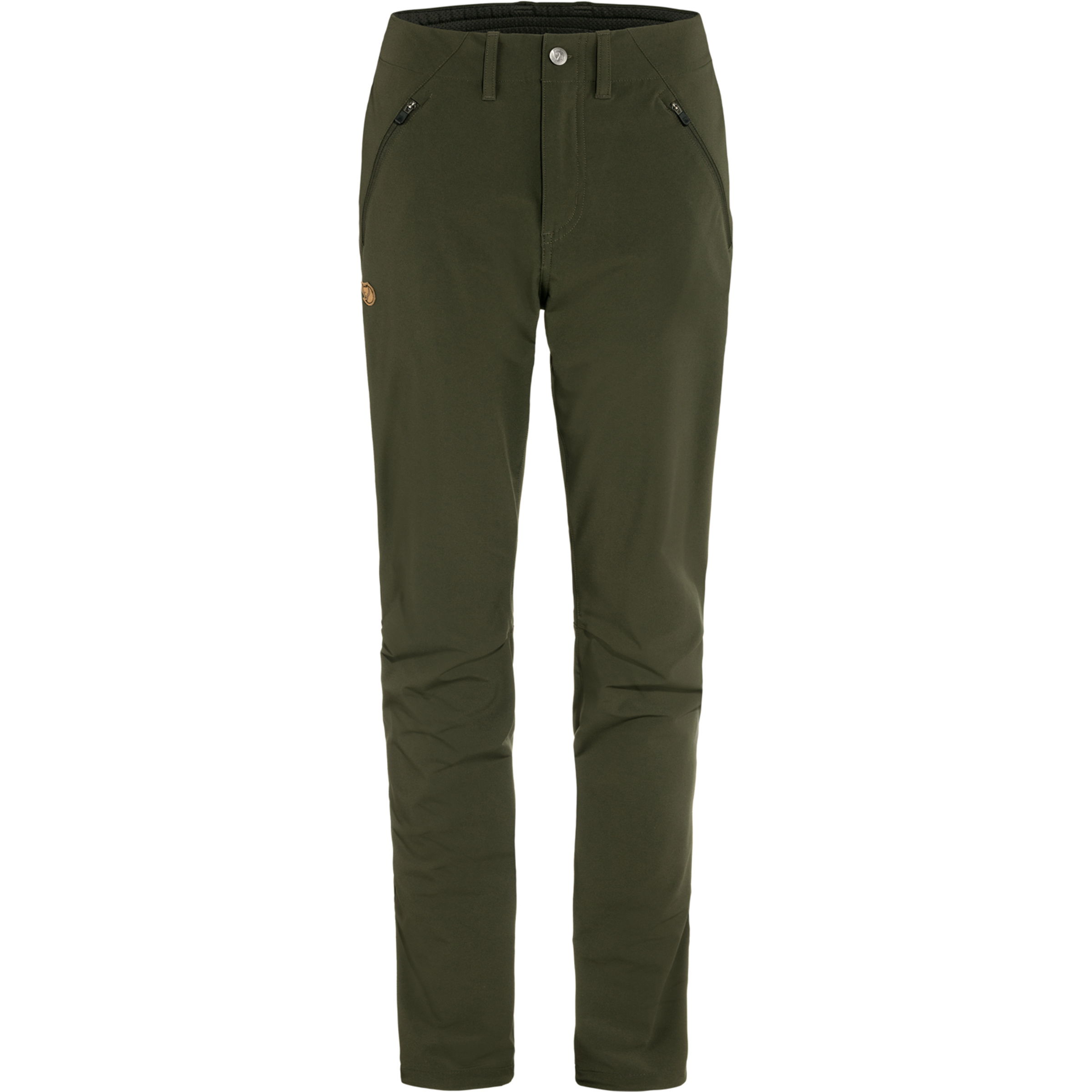 Fjällräven Abisko Trail Stretch Hose Damen Wanderhose oliv Größe XS Camping Widerstandsfähig