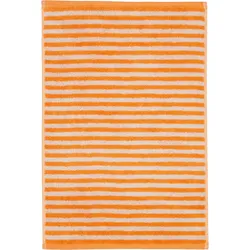 Gästetuch CAMPUS Ringel (BL 30x50 cm) - orange - BL 30x50 cm
