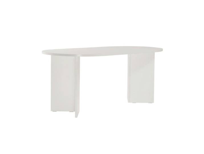 Table à manger ovale 180 cm blanche