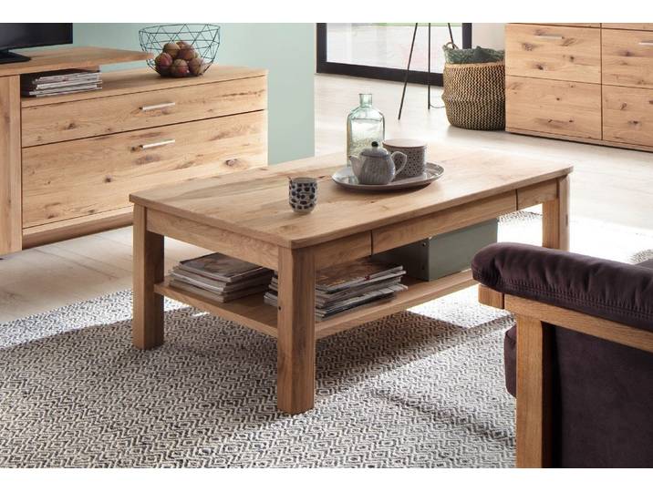 Couchtisch Eiche bianco 115x65 cm Santa Fe