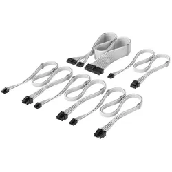 Corsair Elite Premium Ind.Sleeved PSU Cables T5 Starter Kit (75 cm, 24 pin ATX, 8 pin EPS), Interne Kabel (PC)