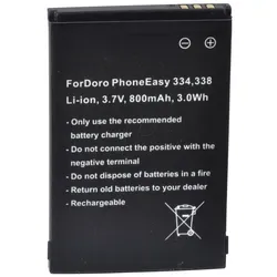 AKKU DORO 3 - Ersatzakku, DORO HandlePlus 334, Li-ion, 800 mAh