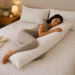 Traumschlaf Air Breeze Seitenschläferkissen 40x140 cm - weiß