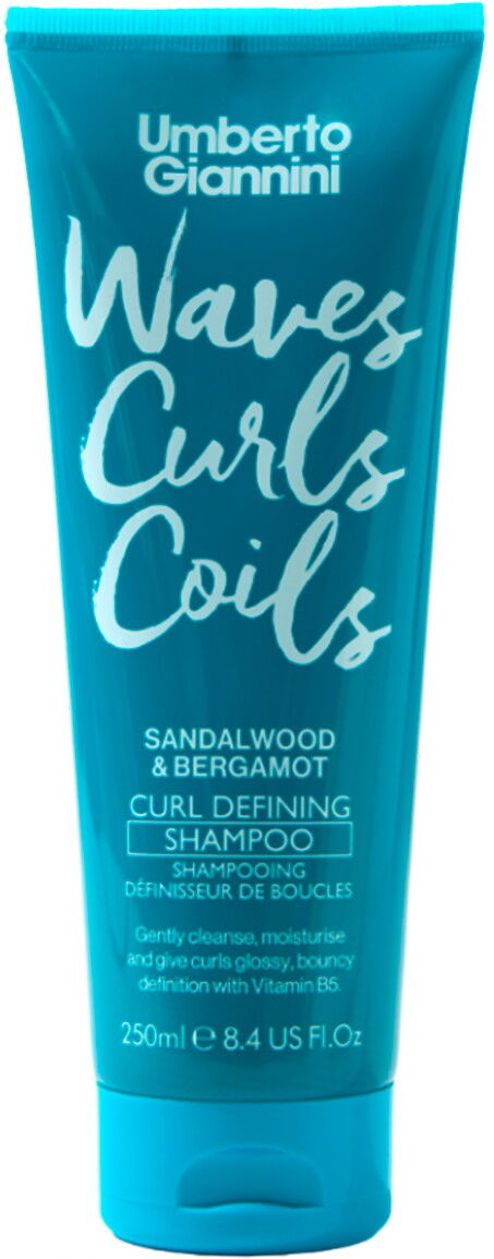 250ml Umberto Giannini Waves, Curls & Coils Shampoo Bergamot & Sandalwood