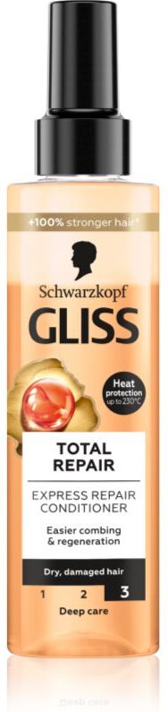 Schwarzkopf Gliss Total Repair Regenererende balsam Til tørre hår ender 200 ml