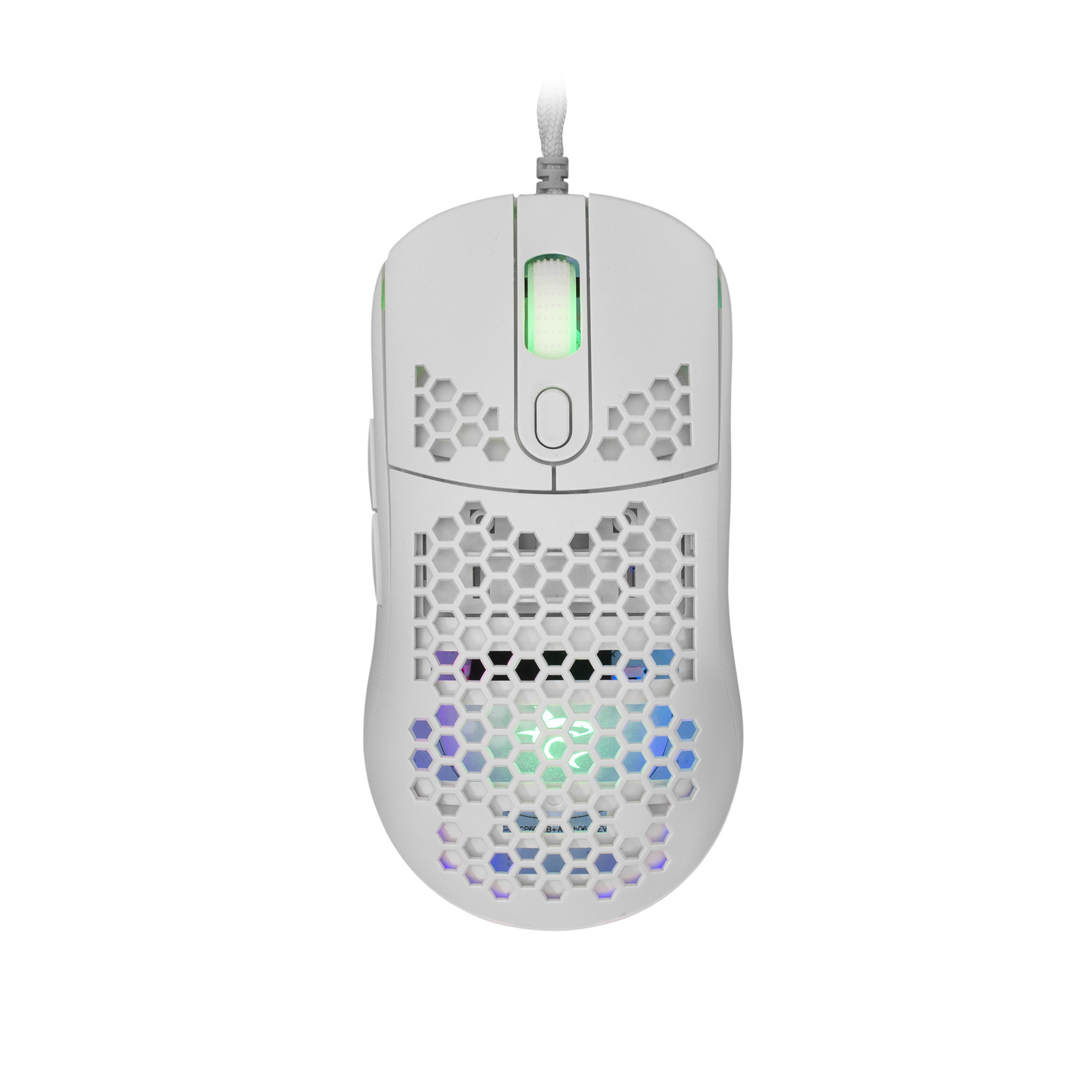 White Shark GALAHAD Symmetrische Optische Muis, USB Type-A, 7200 DPI, Wit