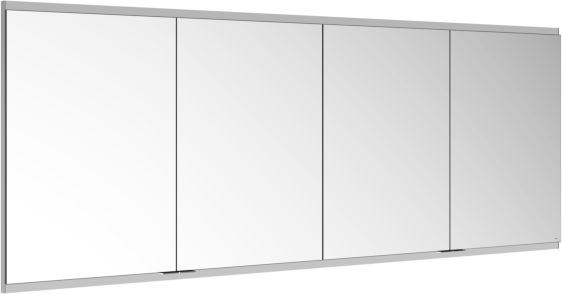 Keuco Royal Modular 2.0 Spiegelschrank 800400200000500 2000 x 700 x 120 mm, 2 Steckdosen, 2 Doppel-USB-Ladestellen, Wandeinbau, 4-türig