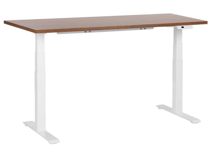 Table à hauteur ajustable Électrique marron