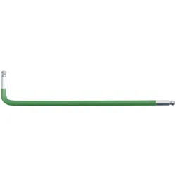 KS Tools Doppel-Kugelkopf-Innensechskant-Winkelstiftschlüssel, XL, farbig grün - 151.4304 - grün