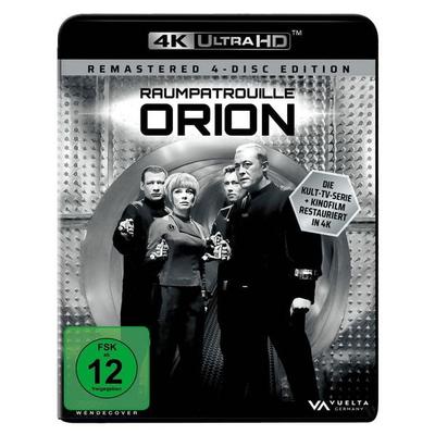 Raumpatrouille Orion - Remastered 4-Disc-Edition (4 4K Ultra HD), Blu-ray 4K