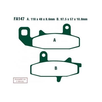 EBC Brakes Bremsbelagsatz FA147 Bremsbeläge,Bremsklötze,Bremssteine,Bremsbeläge & Bremsbelagsatz,Bremsklötze & Bremsbelagsatz