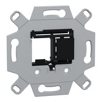 Unterputz Montageadapter 2-fach Keystone schwarz, Retail