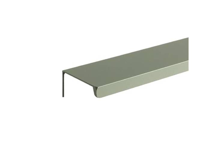 KRXSOBNV Versteckte Schränke， Farbige Möbelgriffe aus Aluminiumlegierung, verdeckte lange Schrank(Right Angle green,Length 1200mm)