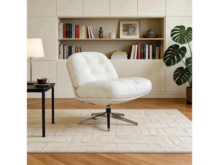 Fauteuil pivotant à 360 degrés, canapé pour personne paresseuse, fauteuil inclinable durable et confortable, chaise à dossier, adapté à l'intérieur et à l'extérieur