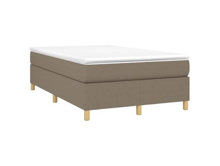 KKgypkn Boxspringbett Taupe 120x190 cm mit Taschenfederkernmatratze, mittelharte Unterstützung, atmungsaktiver Stoffbezug, inklusive Lattenrost