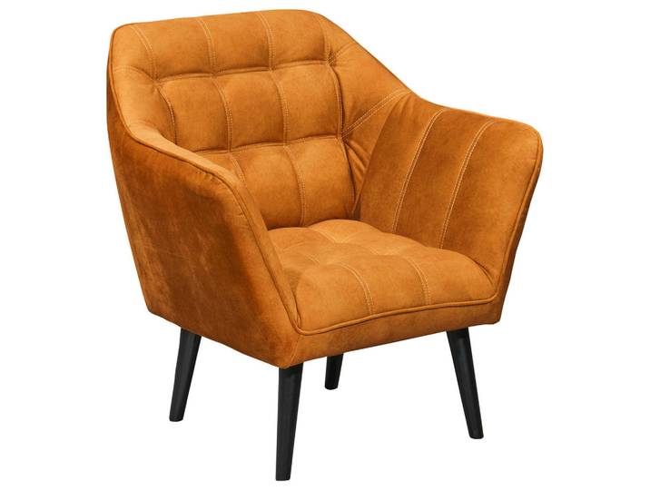 Mid.you Cocktailsessel, Kupferfarben, Holz, 84x87x70 cm, Wohnzimmer, Sessel, Cocktailsessel