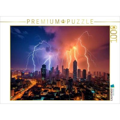 CALVENDO Puzzle Die Natur spricht in Blitzen, hör hin. | 1000 Teile Lege-Größe 64x48cm Foto-Puzzle für glückliche Stunden, Sonstige von , Calvendo