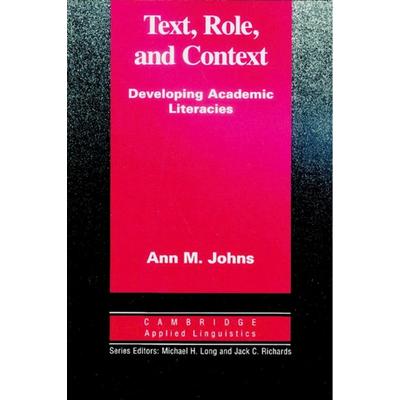Text, Role and Context, Taschenbuch von Ann M. Johns, Klett Sprachen GmbH, 978-3-12-533314-7