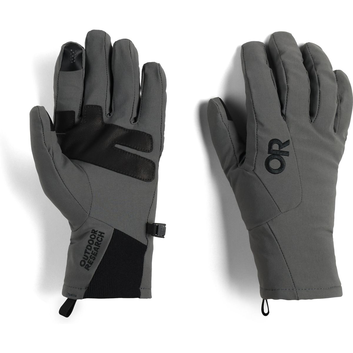 Outdoor Research Men's Sureshot Softshell Gloves charcoal (0890) XL 3000220890009