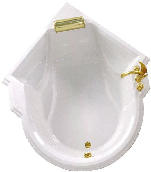 Caribia Santorin Eck-Badewanne 114 x 186 cm