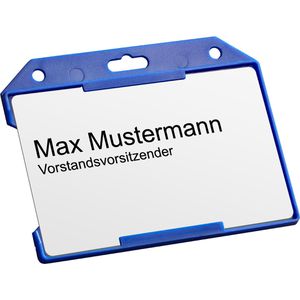 Böttcher-AG Kartenhalter Hartplastik, für 1 Karte, blau