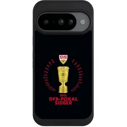 Nivocase Handyhülle für Google Pixel 10 Hülle NIVOpure Case Schwarz Offizielles Lizenzprodukt Pokal VfB (Google Pixel 10), Smartphone Hülle, Schwarz