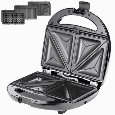 Monzana 3in 1 Sandwichmaker Waffeleisen 800W