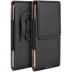 moex Plug Case Sony Xperia XZs Handy Gürteltasche Leder