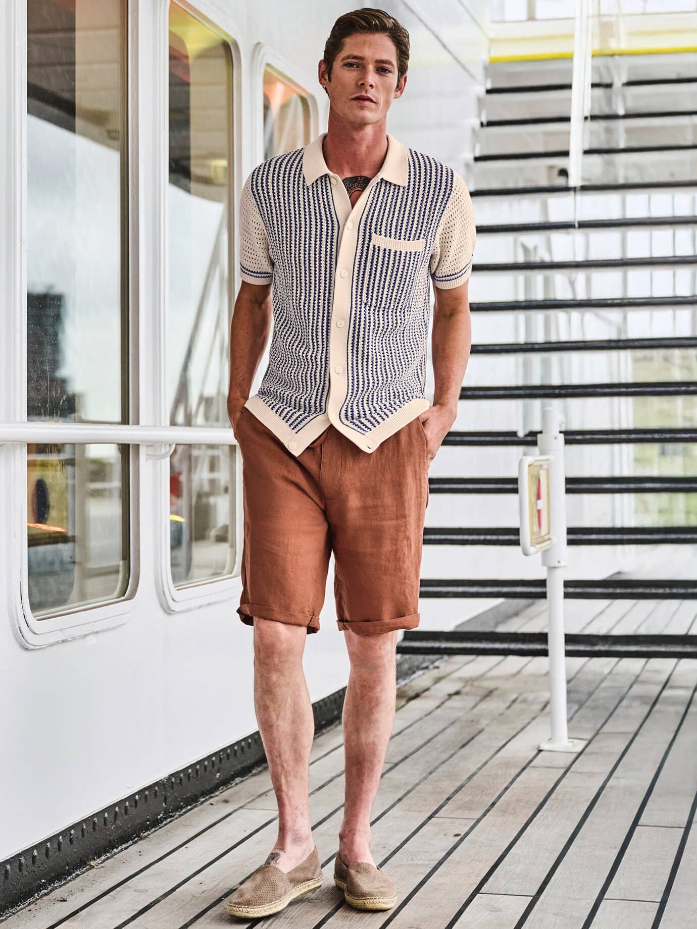 Mey & Edlich Piazza-Shorts Rot 48