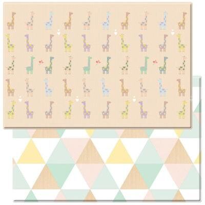 Baby Care Giraffe In Love Playmat - 82.5in L X 55in W
