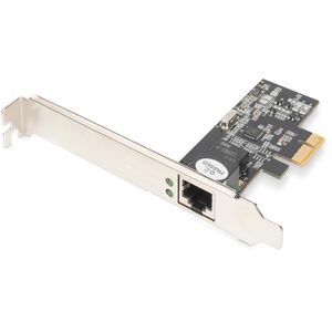 Digitus Netzwerkkarte DN-10135, PCI-Express x1, 2.1, 1 RJ45 Buchse mit 2,5 Gbit/s-LAN