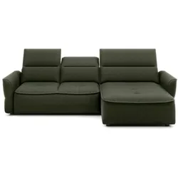 Ecksofa Murillo Stoff Winter Moss