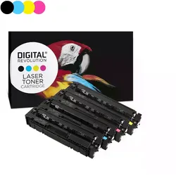4 Digital Revolution Toner ersetzt HP CF540A-43A 203A Multipack KCMY